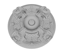 圆形浮雕SU模型(ID95724)