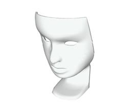 人脸工艺品skp模型(ID95936)