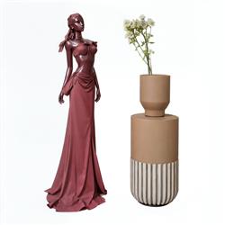 抽象女人花瓶SU模型(ID96180)