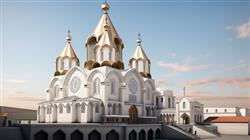 伊斯兰教堂建筑sketchup建筑模型(ID96255)