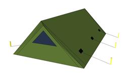 三角帐篷免费su模型在线下载(ID97471)