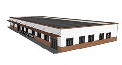 食堂建筑SU模型(ID104252)