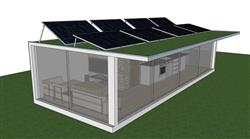 光伏太阳能房屋SU模型