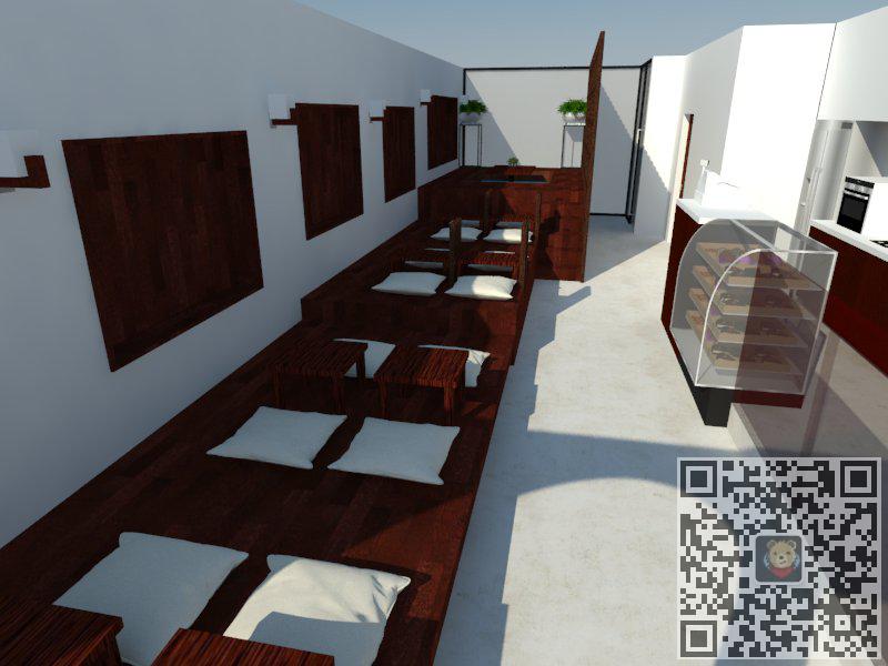 日式餐厅饭店su模型下载 skp模型图片2 免费模型库