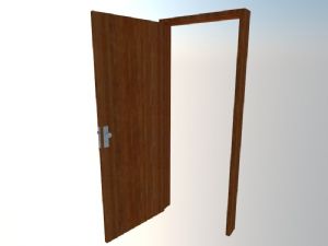 房间门卧室门SU模型