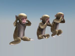 猴子玩具SU模型