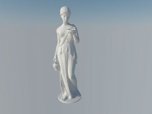 女人人物雕塑SU模型