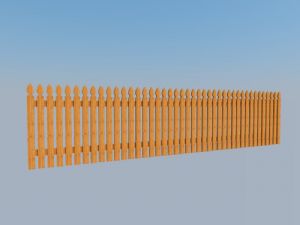 木栏栅栅栏SU模型
