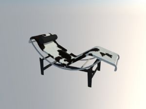 休闲躺椅椅子SU模型