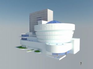 博物馆建筑SU模型