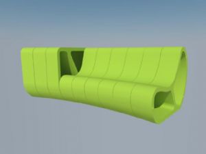 沙发座椅SU模型