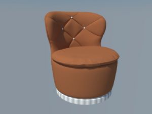 圆凳沙发椅SU模型