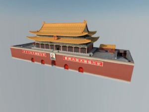 北京天安门城楼SU模型