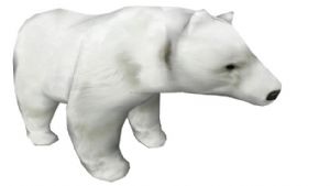 北极熊动物草SU模型
