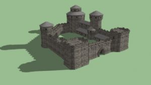 欧洲古代城堡SU模型