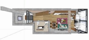 工业风格室内公寓SU草图大师模型