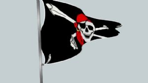 海盗旗帜下载SU模型