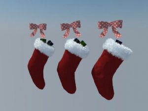 圣诞袜子+蝴SU模型