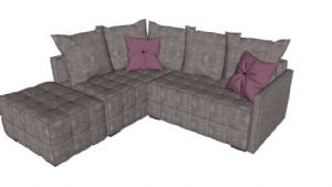布艺软沙发LSU模型