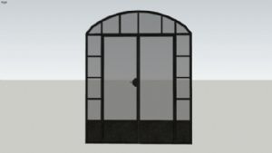 法式玻璃门窗SU模型