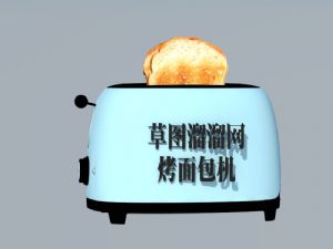 烤面包机SU模型