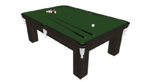 台球桌桌球杆SU模型
