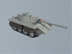 履带式坦克车SU模型