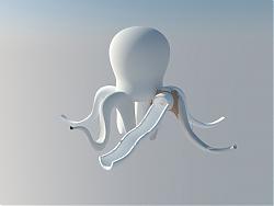 章鱼滑滑梯SU模型