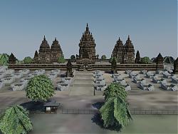 泰国佛教寺庙SU模型