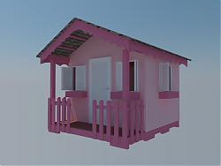 景观木屋木房子SU模型