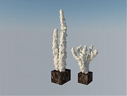 珊瑚雕塑工艺品SU模型