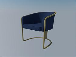 单座椅子座椅SU模型