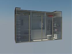 衣柜壁柜家具SU模型
