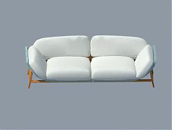 现代软沙发家具SU模型