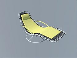 躺椅休闲椅SU模型
