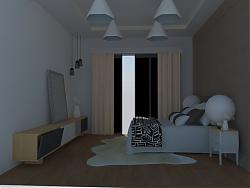 现代卧室房间SU模型