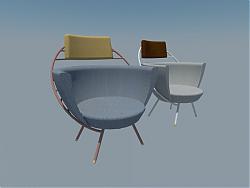 木制椅子座椅SU模型