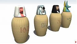 埃及工艺品瓶子SU模型