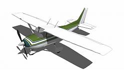 玩具滑翔机飞机SU模型