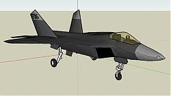 F35战斗机飞机SU模型