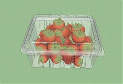 草莓水果食物SU模型