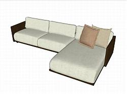沙发L型家具SU模型