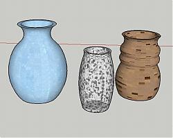 花瓶陶罐SU模型