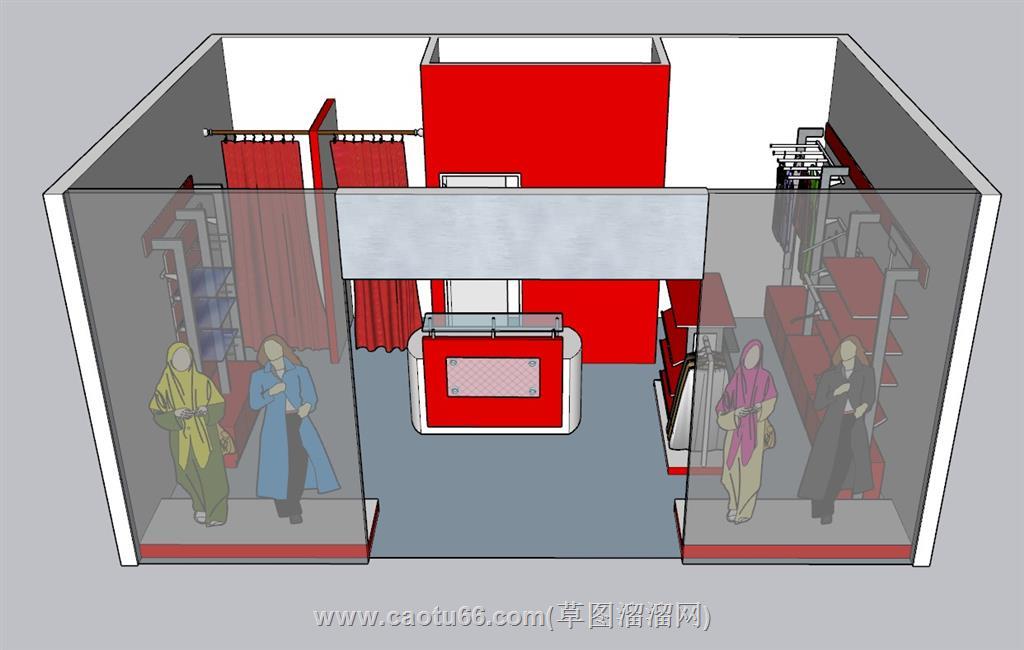 46010.Free Sketchup clothing Model Download