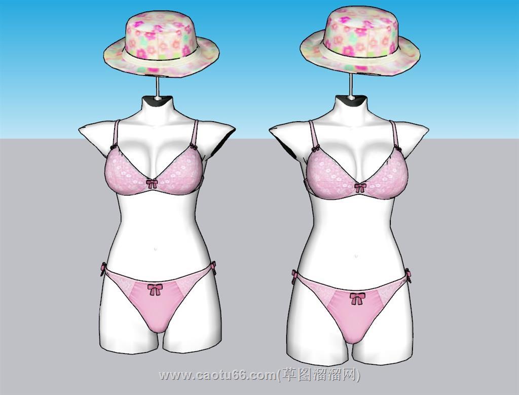 51136.Free Sketchup clothing Model Download