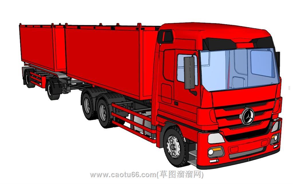 62681.Free Sketchup traffic Model Download