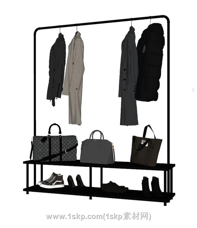 72844.Free Sketchup clothing Model Download