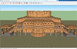 罗马文艺复兴建筑的SU模型