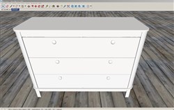 斗柜的sketchup模型