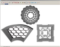 中式花窗的sketchup模型